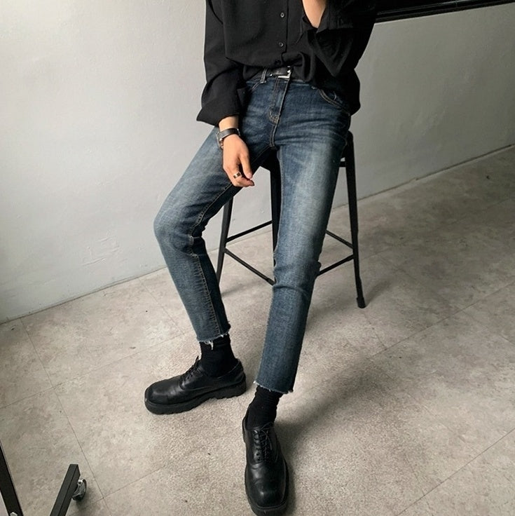 Trendy Slim Denim Pants