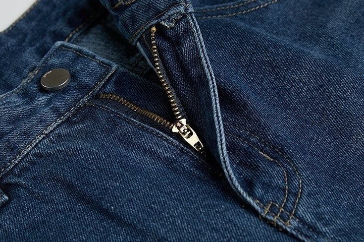 Trendy Slim Fit Cropped Jeans