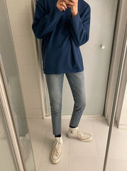 Trendy Slim Fit Denim Pants