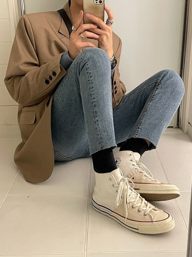 Trendy Slim Fit Denim Pants