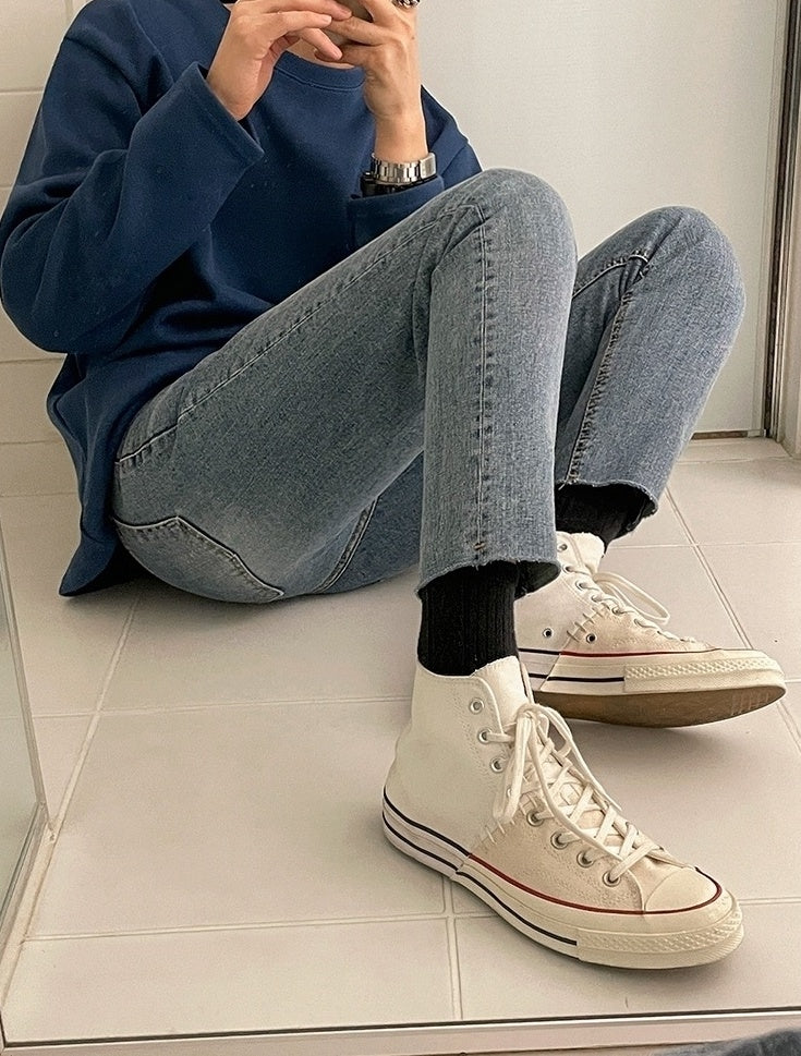 Trendy Slim Fit Denim Pants