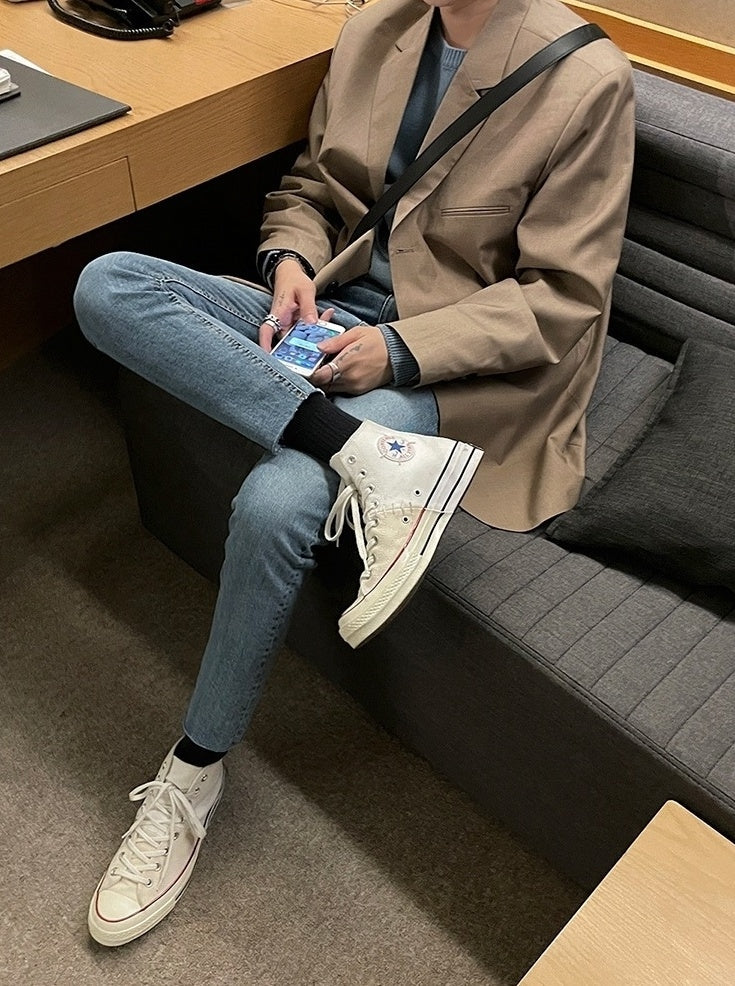 Trendy Slim Fit Denim Pants