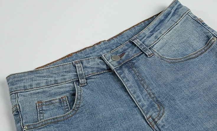 Trendy Slim Fit Denim Pants