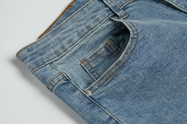 Trendy Slim Fit Denim Pants