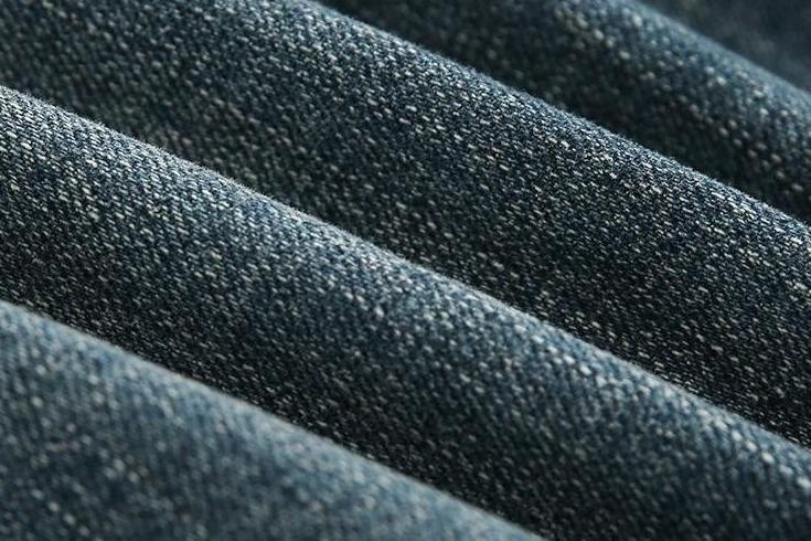 Trendy Tapered Denim Pants With Distressed Design