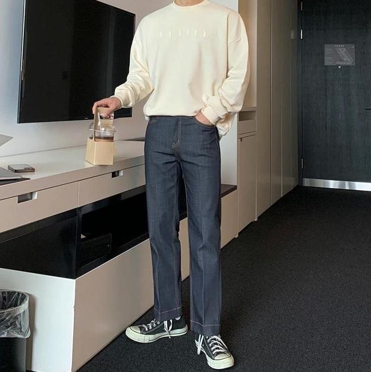 Trendy Washed Relaxed Fit Jeans