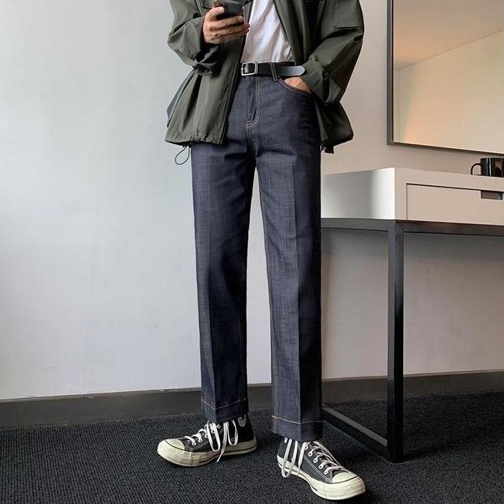 Trendy Washed Relaxed Fit Jeans
