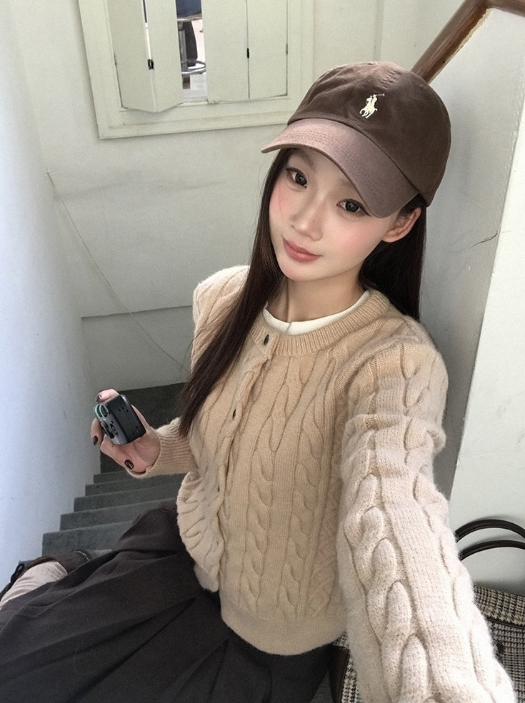 Trendy Winter Cardigan Sweater Jacket
