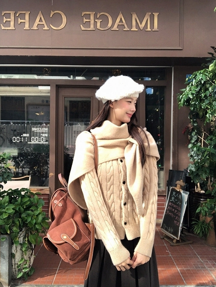Trendy Winter Cardigan Sweater Jacket
