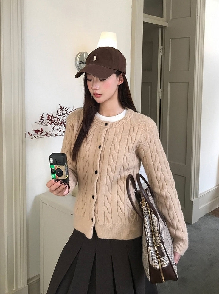 Trendy Winter Cardigan Sweater Jacket