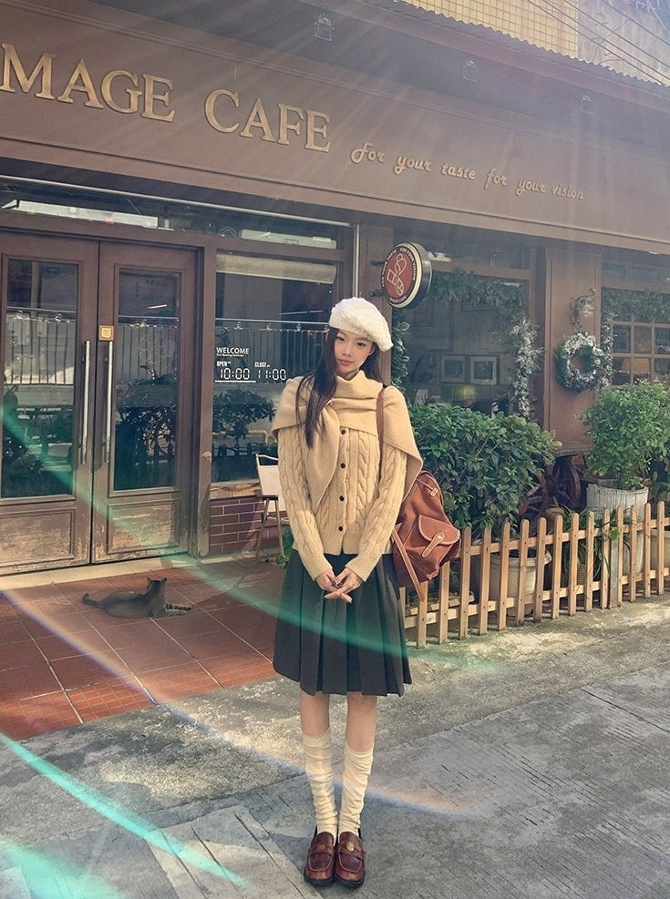 Trendy Winter Cardigan Sweater Jacket