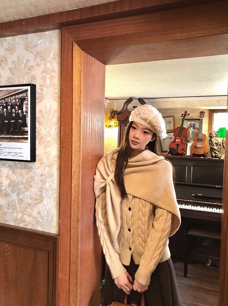 Trendy Winter Cardigan Sweater Jacket