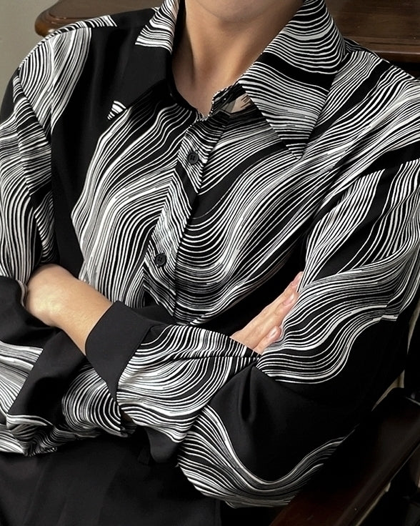 Unique Floral Long Sleeve Shirt