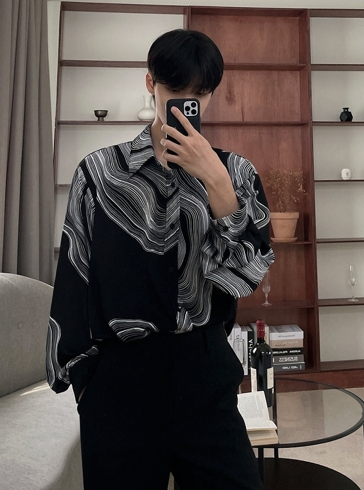 Unique Floral Long Sleeve Shirt
