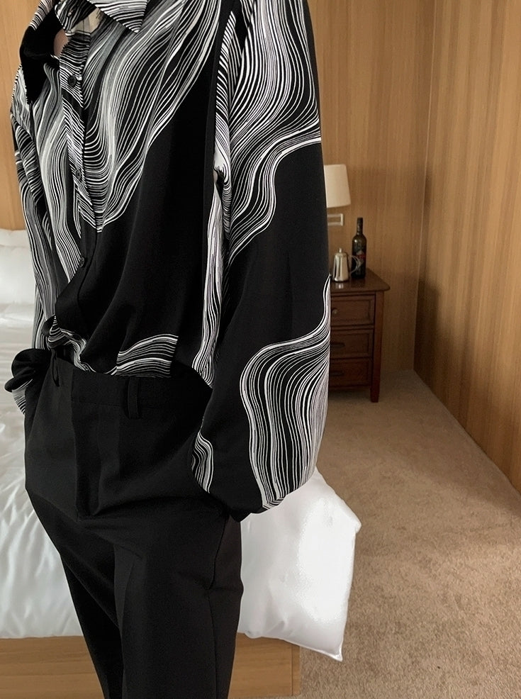 Unique Floral Long Sleeve Shirt