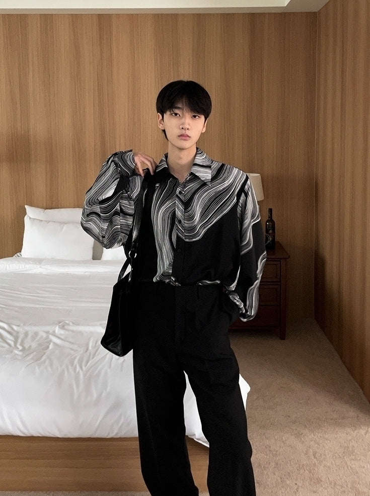 Unique Floral Long Sleeve Shirt