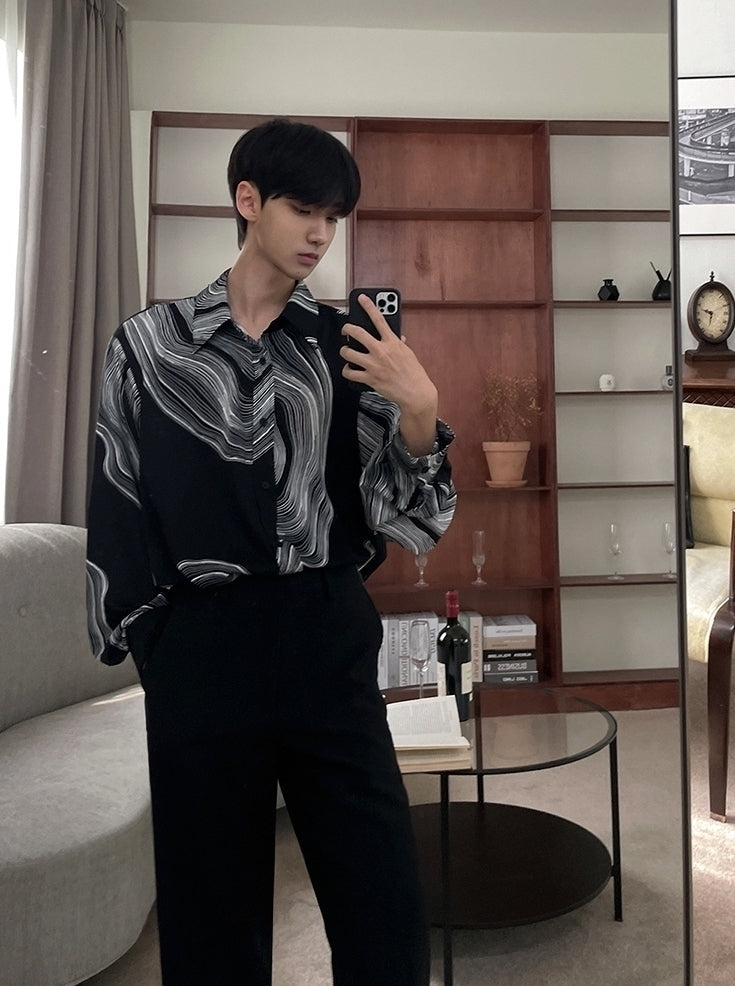 Unique Floral Long Sleeve Shirt