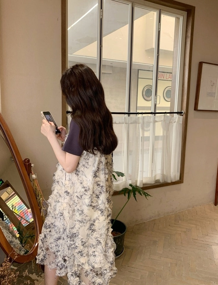 Unique Layered Casual Aline Dress