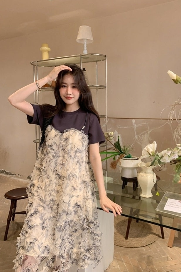 Unique Layered Casual Aline Dress