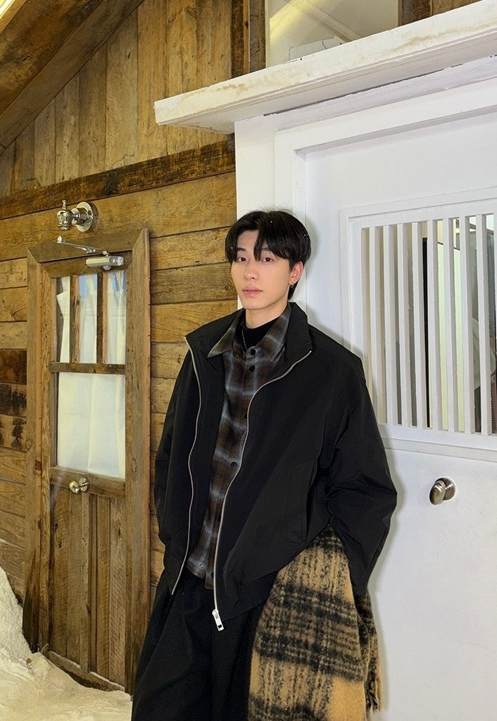 Vintage Style Layered Collar Down Jacket