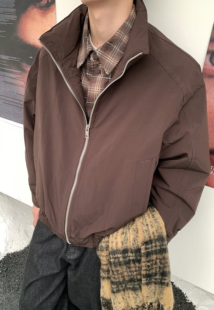 Vintage Style Layered Collar Down Jacket