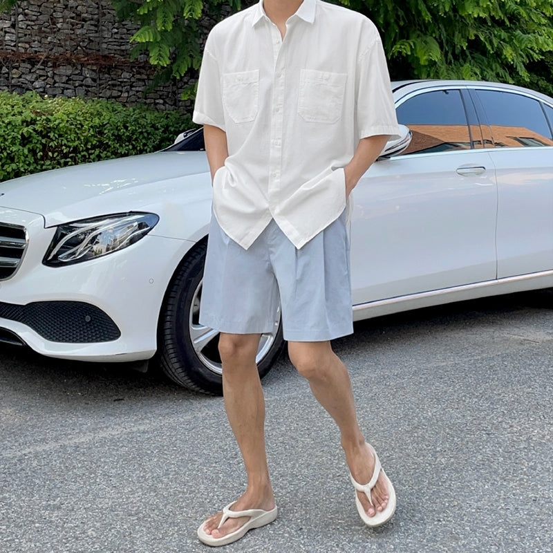 Vintage Casual Short Sleeve Shirt