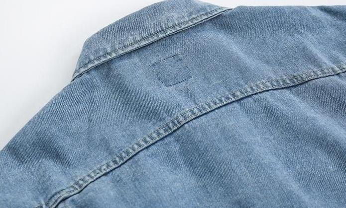 Vintage Denim Jacket Korean Style Casual Outerwear