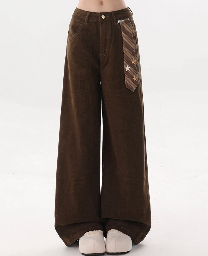 Vintage Wide Leg Straight Jeans