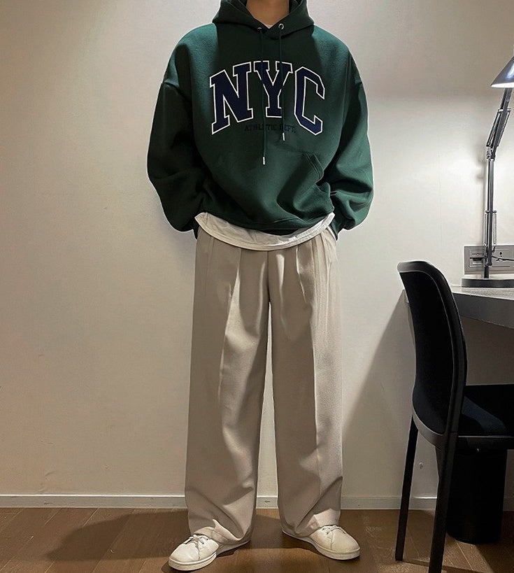 Vintage Embroidered Hoodie Pullover