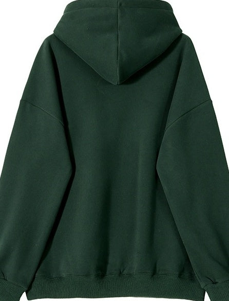 Vintage Embroidered Hoodie Pullover