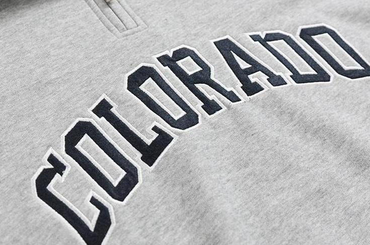 Vintage Embroidered Lettering Sweatshirt