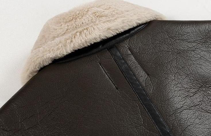 Vintage Faux Fur Lined Jacket