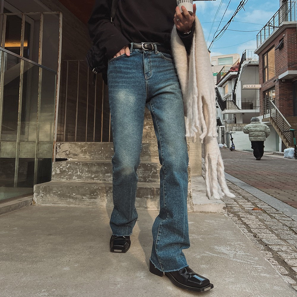Vintage Flare Denim Trousers