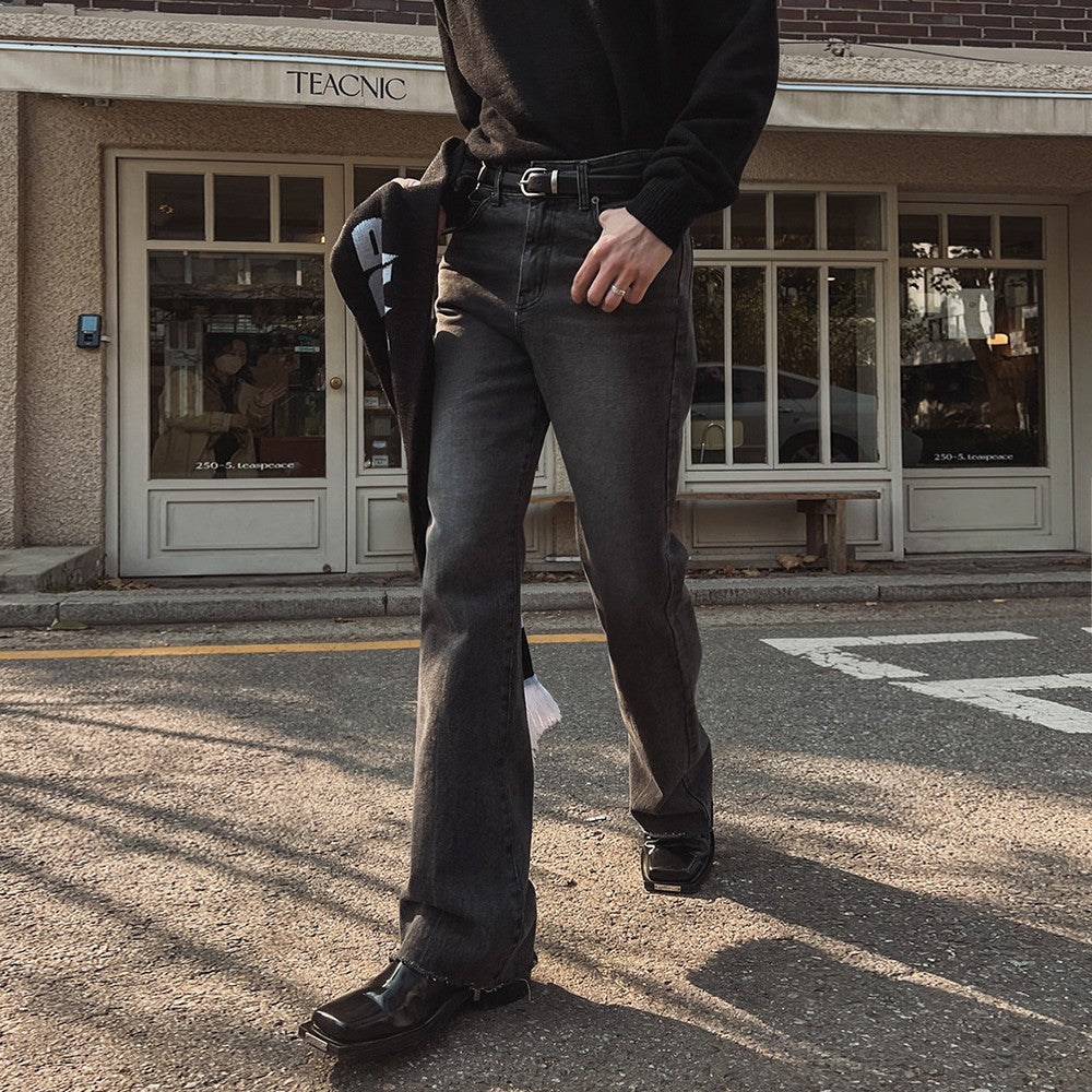 Vintage Flare Denim Trousers