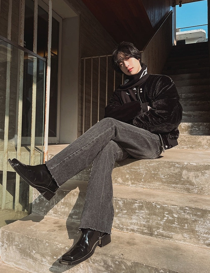 Vintage Flare Denim Trousers