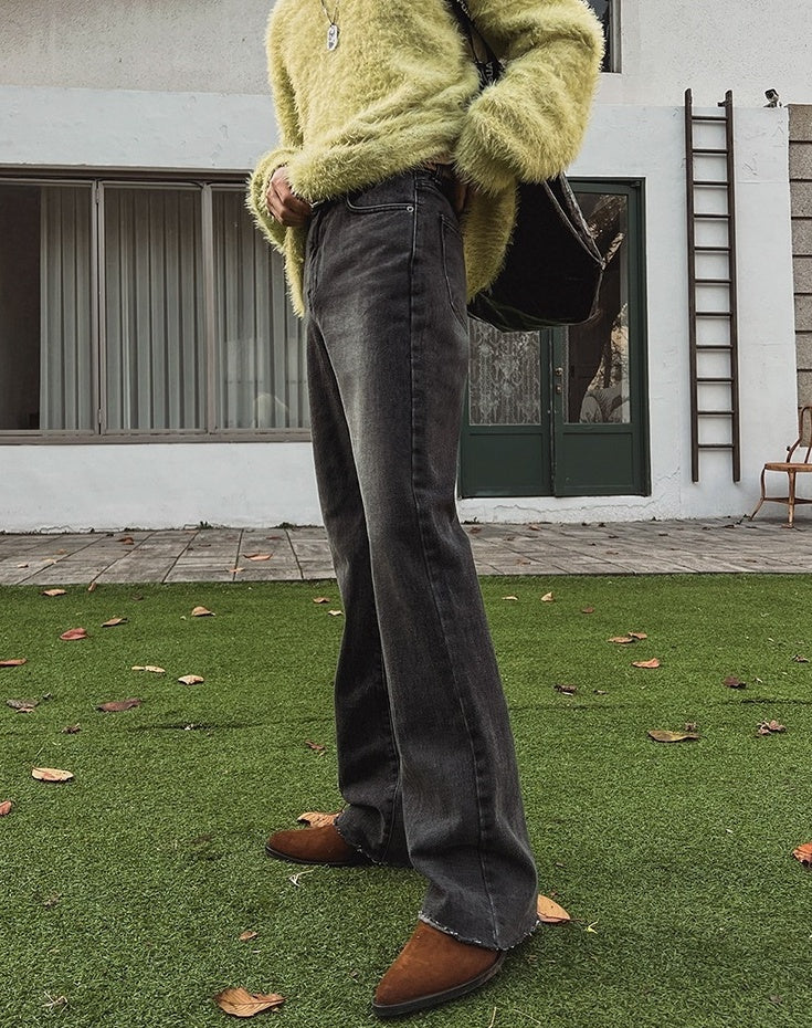 Vintage Flare Denim Trousers