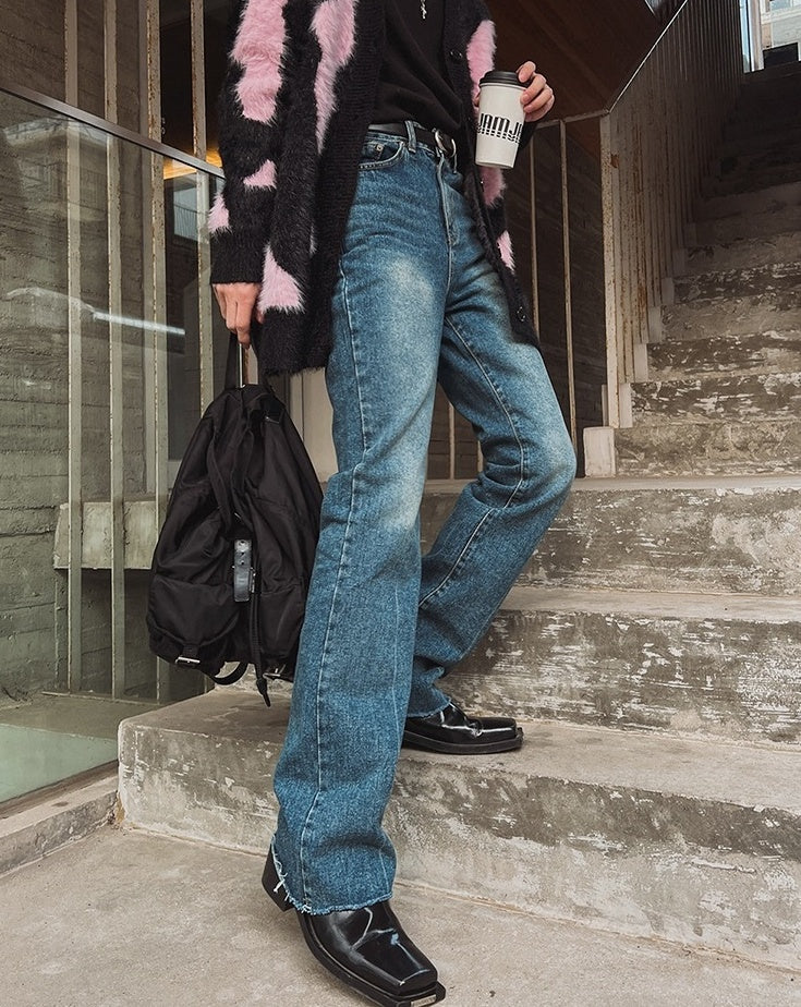 Vintage Flare Denim Trousers