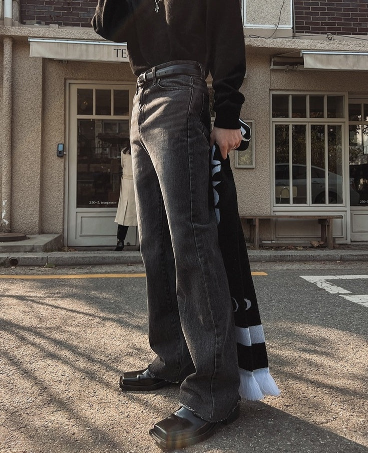 Vintage Flare Denim Trousers
