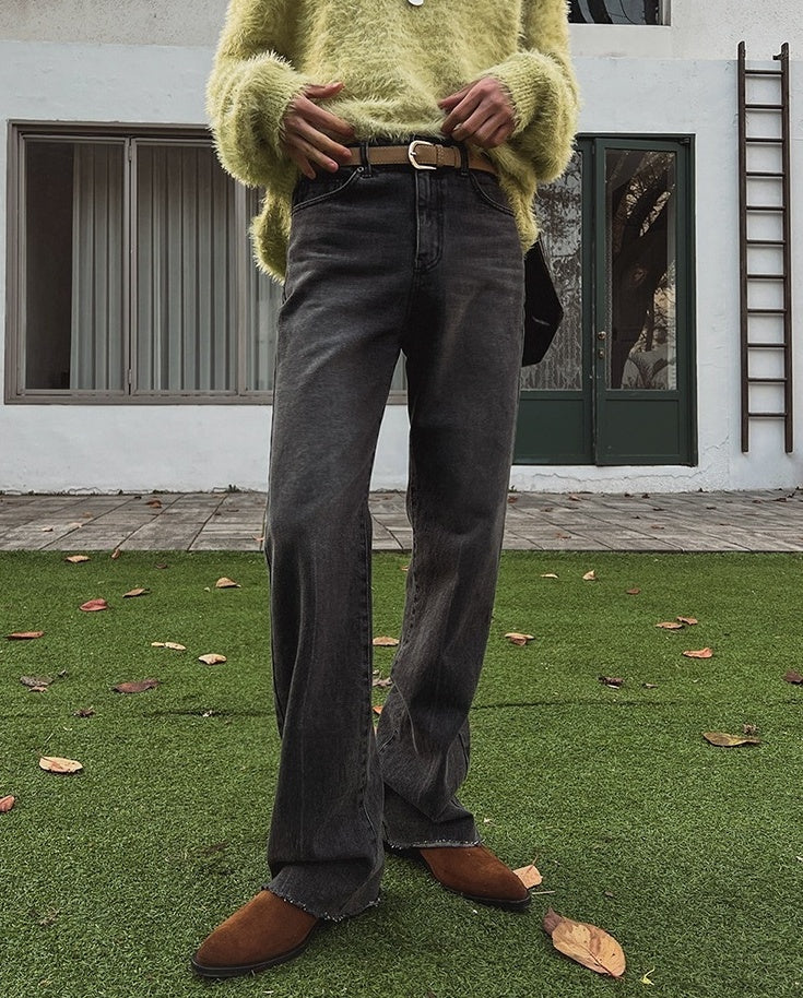Vintage Flare Denim Trousers