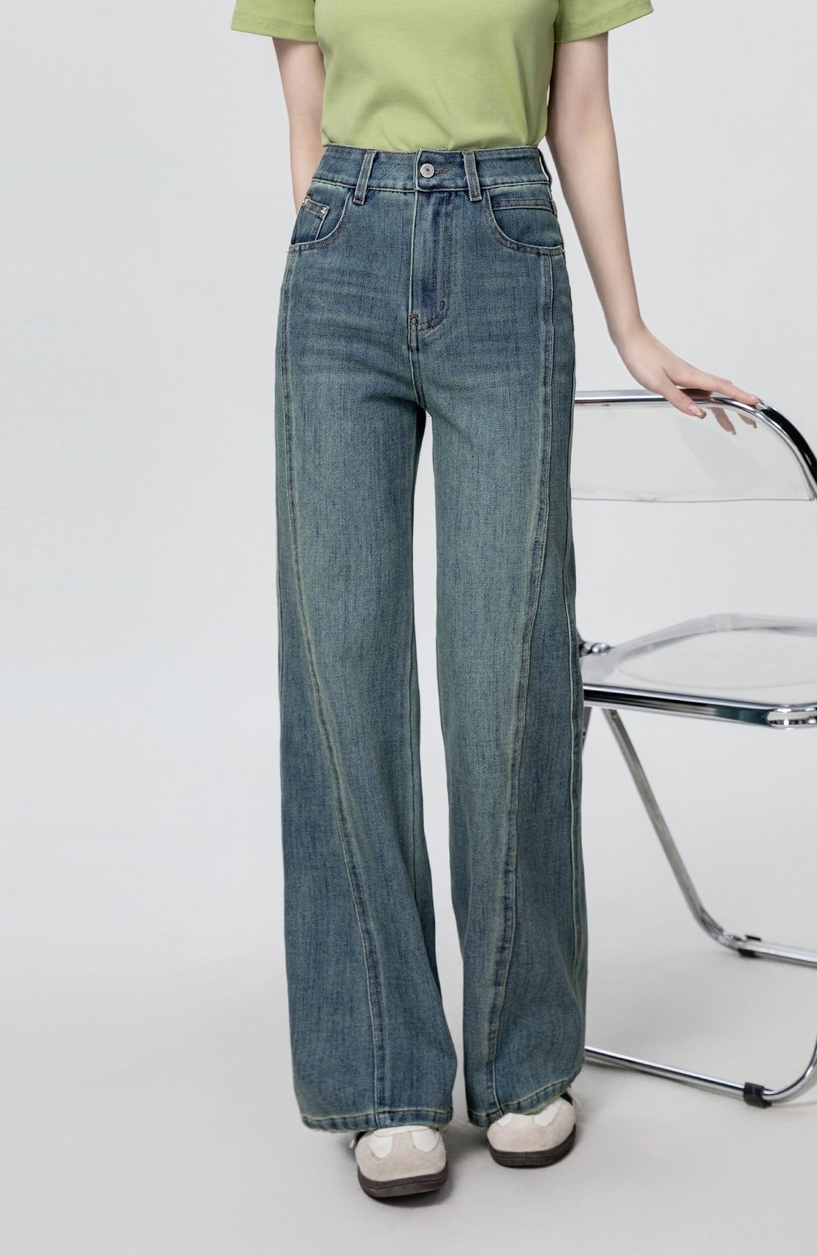 Vintage High Waist Flared Jeans
