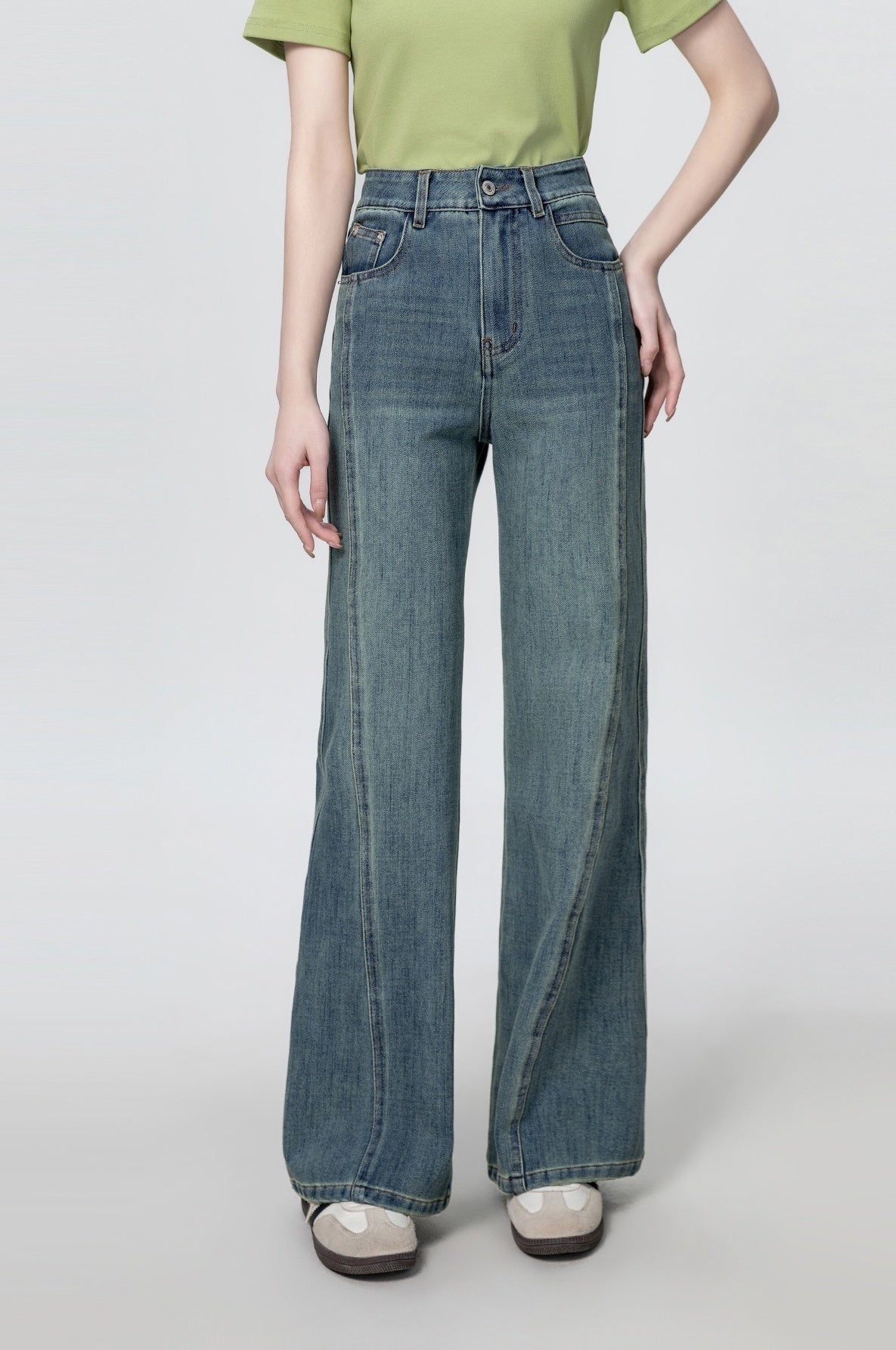 Vintage High Waist Flared Jeans