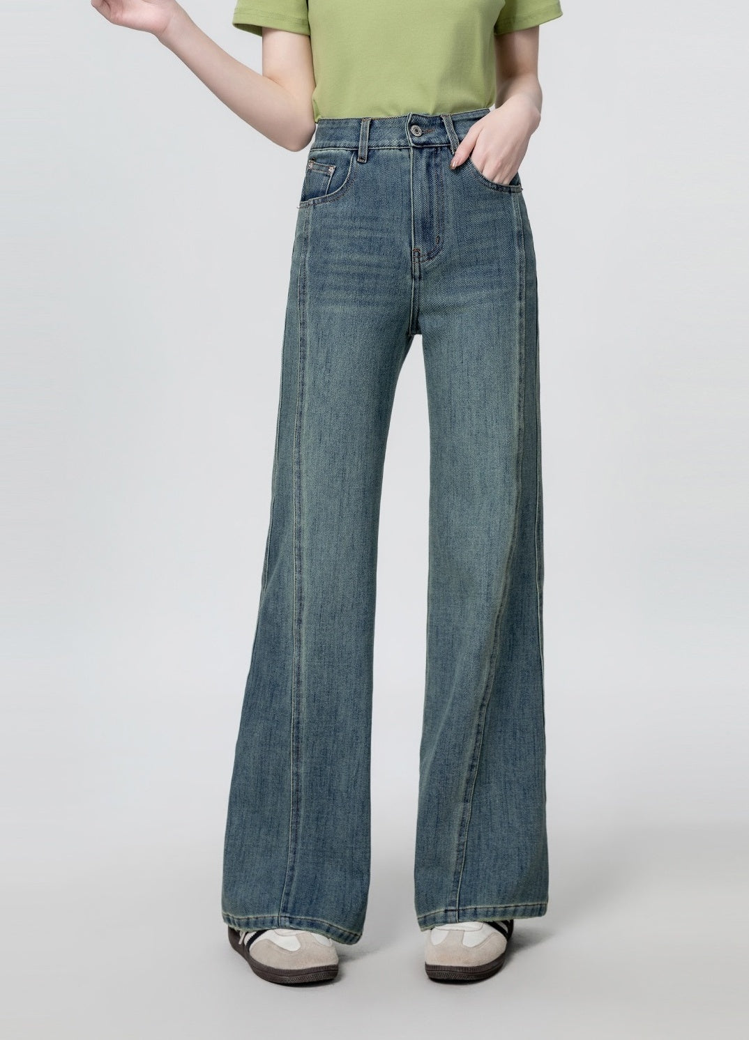 Vintage High Waist Flared Jeans