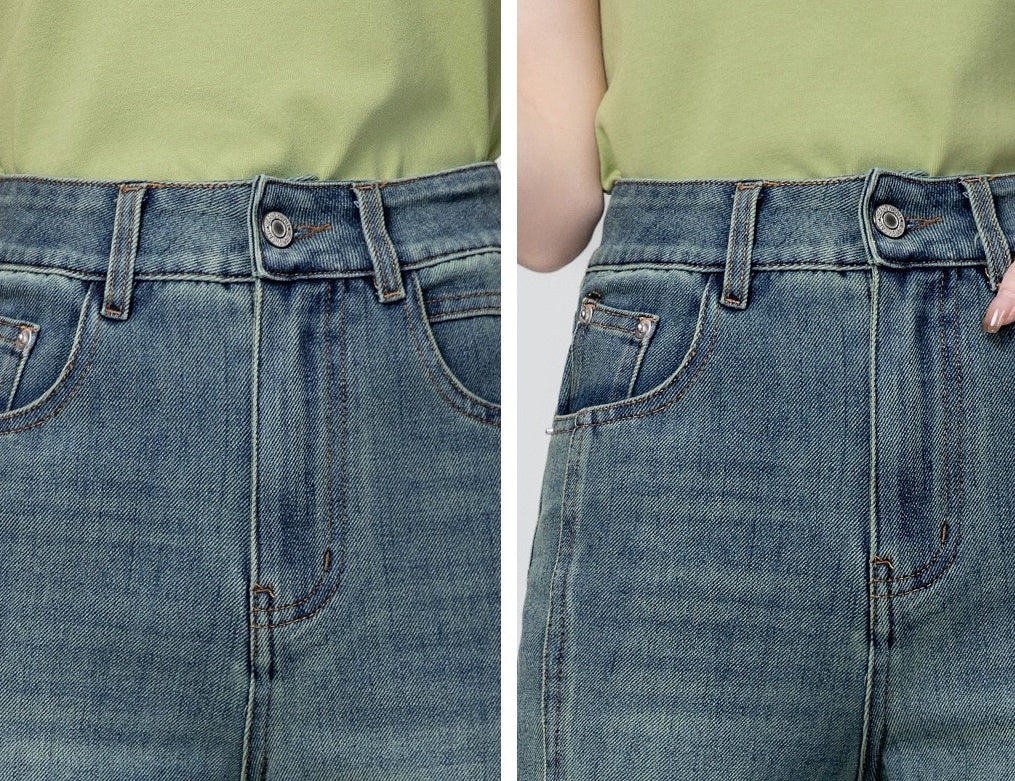 Vintage High Waist Flared Jeans