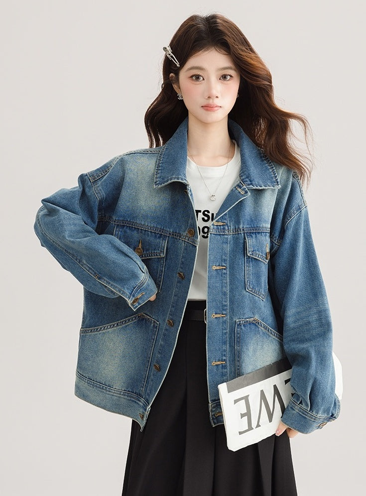 Vintage Hong Kong Style Denim Jacket