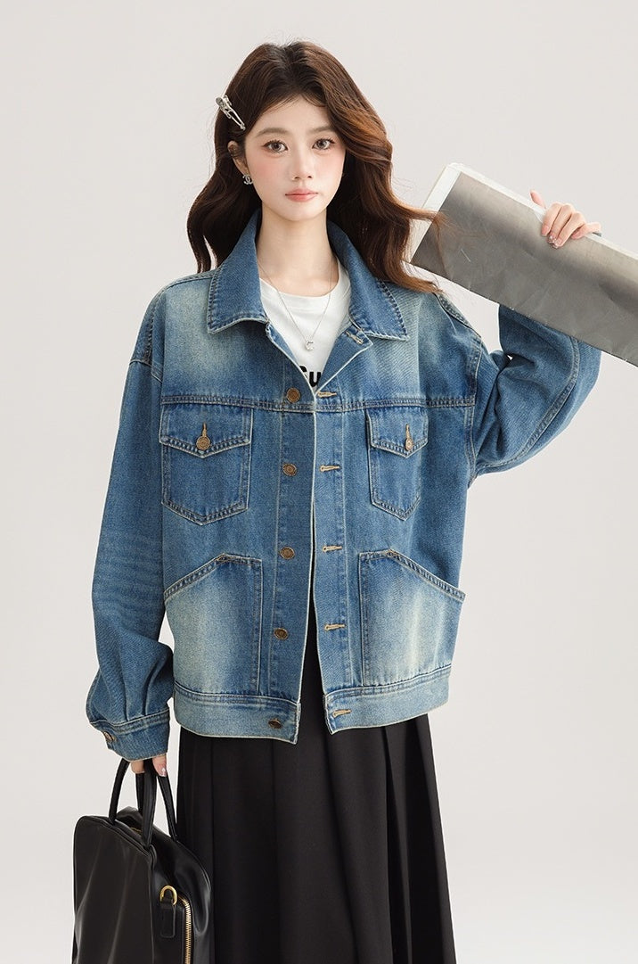 Vintage Hong Kong Style Denim Jacket