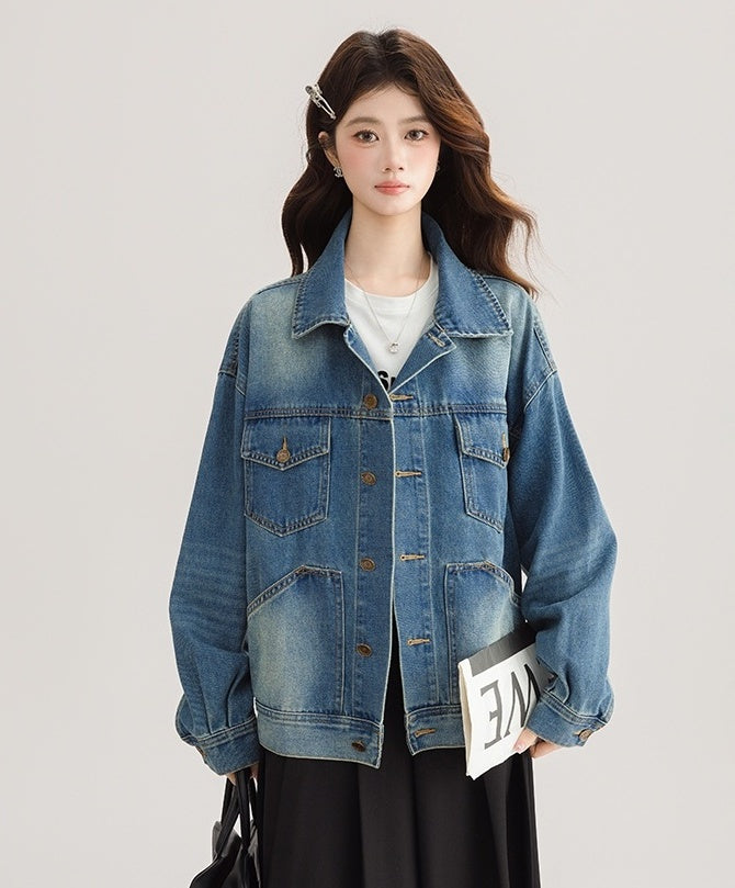 Vintage Hong Kong Style Denim Jacket