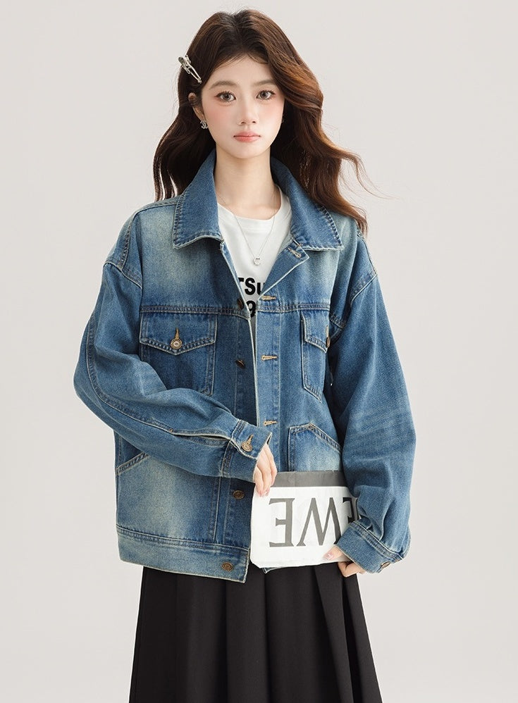 Vintage Hong Kong Style Denim Jacket