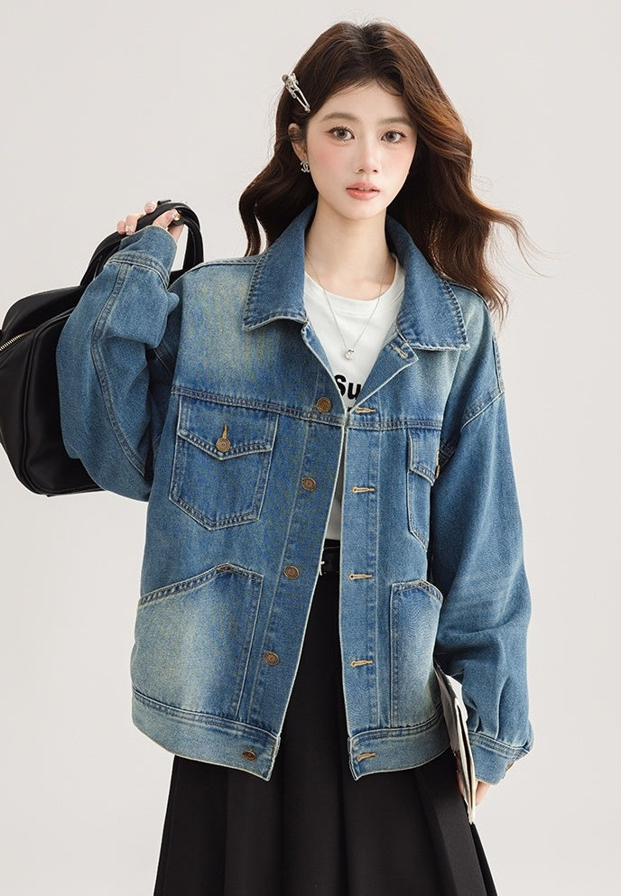 Vintage Hong Kong Style Denim Jacket