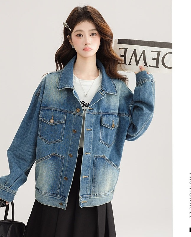 Vintage Hong Kong Style Denim Jacket