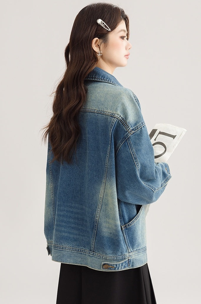Vintage Hong Kong Style Denim Jacket